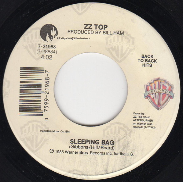 ZZ Top - Sleeping Bag / Rough Boy (7", Spe)