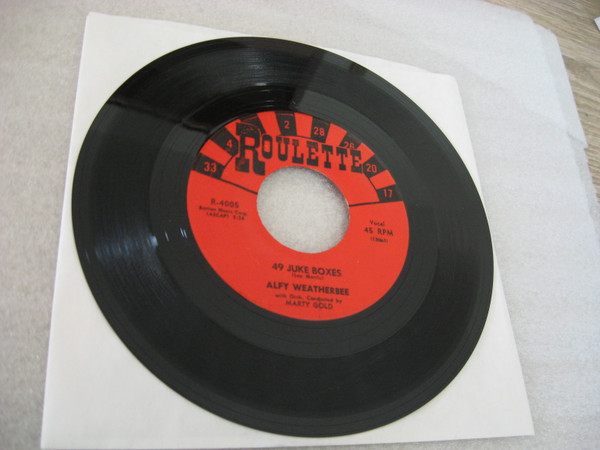 Alfy Weatherbee - 49 Juke Boxes / Why Am I Crying (7")