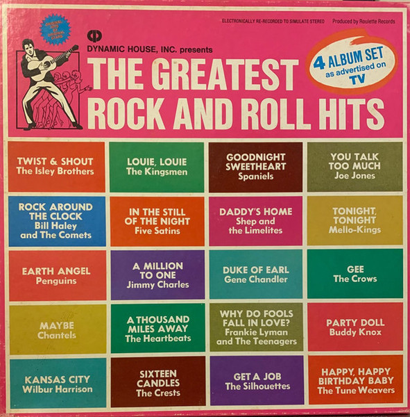 Various - The Greatest Rock And Roll Hits (4xLP + Box, Comp)