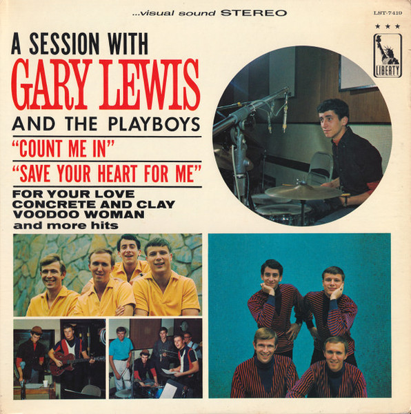 Gary Lewis And The Playboys* - A Session With Gary Lewis And The Playboys (LP, Album)