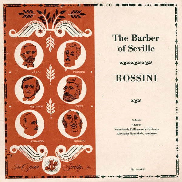 Rossini*, Netherlands Philharmonic Orchestra* - The Barber Of Seville (Concert Version) (2x10", Album)