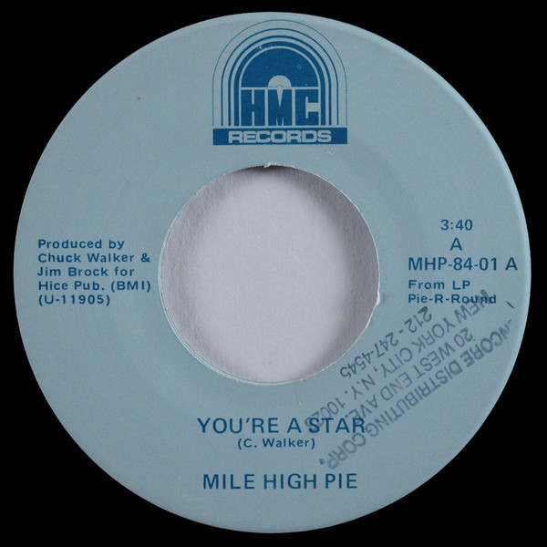 Mile High Pie - You're A Star (7")