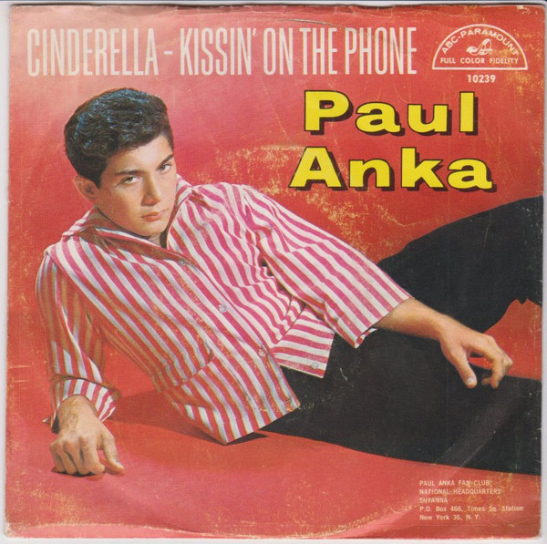 Paul Anka - Cinderella - ABC-Paramount - 45-10239 - 7", Single 887036311
