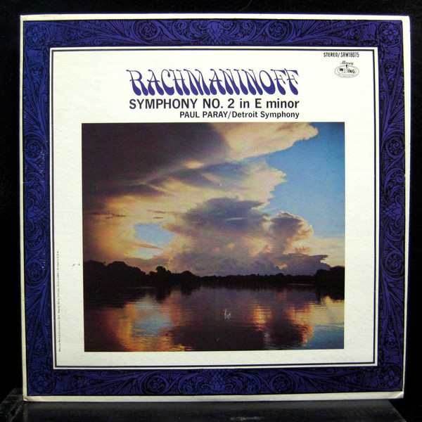 Sergei Vasilyevich Rachmaninoff, Detroit Symphony Orchestra, Paul Paray - Symphony No. 2 In E Minor - Wing Records, Mercury Wing - SRW18075, SRW 18075 - LP, RE 887064566