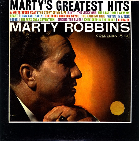 Marty Robbins - Marty's Greatest Hits (LP, Comp, Mono, Bla)