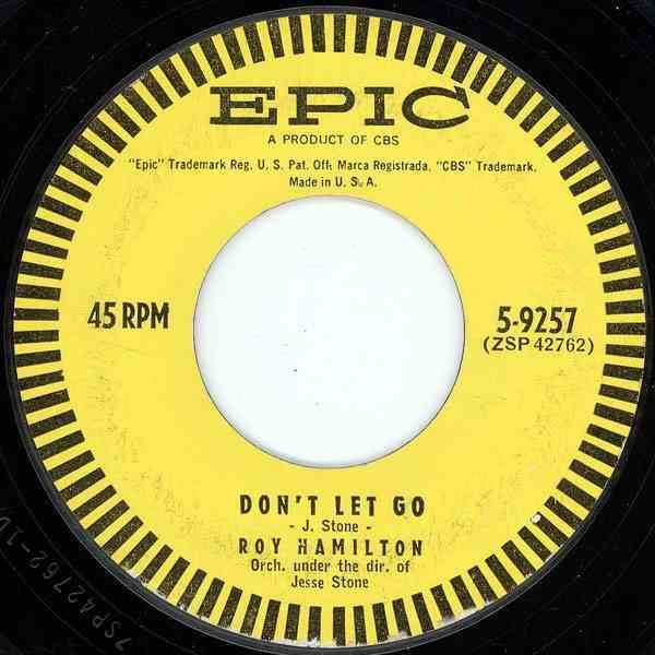 Roy Hamilton (5) - Don't Let Go / The Right To Love (7", Styrene)
