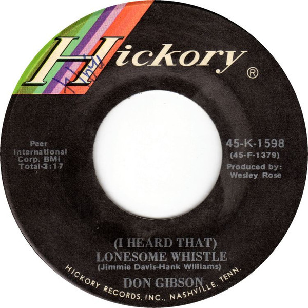 Don Gibson - (I Heard That) Lonesome Whistle / Window Shopping (7")