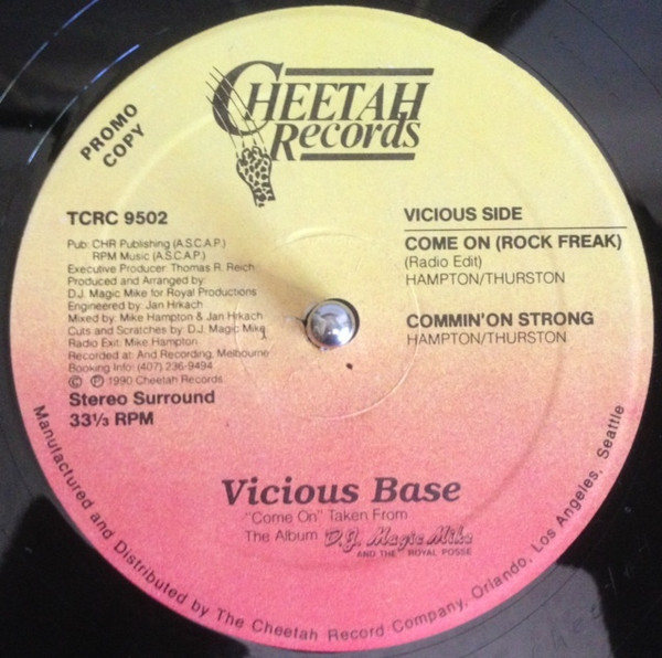 Vicious Bass - Come On (Rock Freak) (12", Promo)
