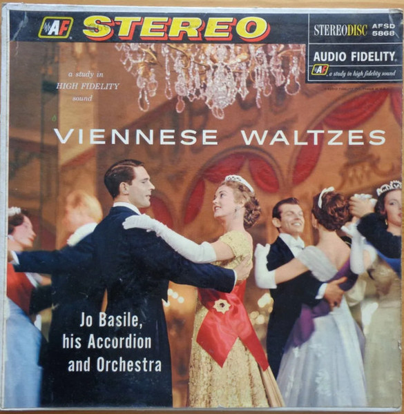 Jo Basile, His Accordion And Orchestra* - Viennese Waltzes (LP, Album, RE)