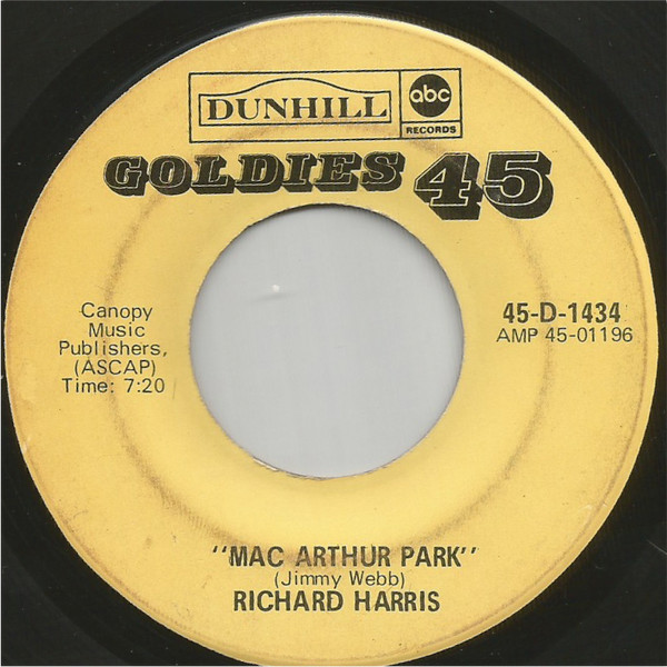 Richard Harris - Mac Arthur Park / The Yard Went On Forever (7", RE)