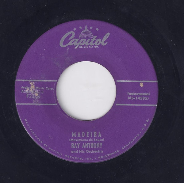 Ray Anthony & His Orchestra - Madeira (7", Single)