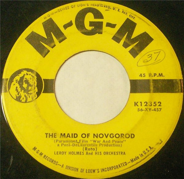 LeRoy Holmes And His Orchestra* - Baby Doll / The Maid Of Novgorod (7")