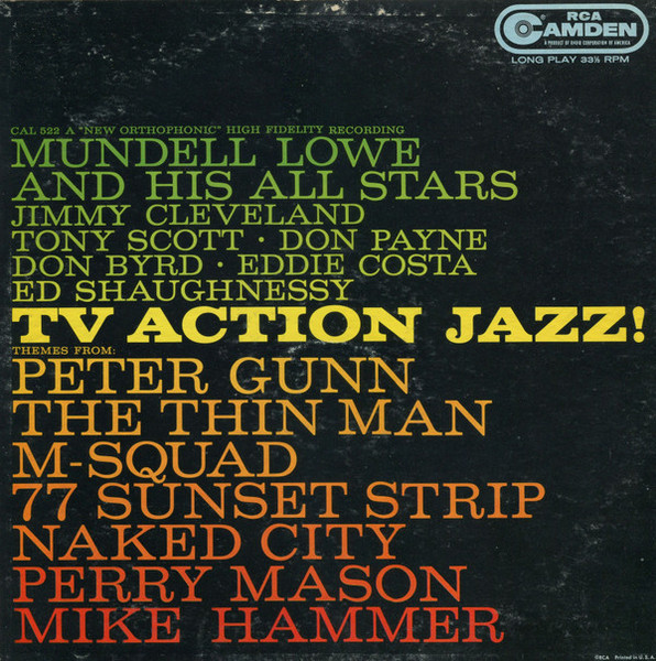 Mundell Lowe And His All Stars - TV Action Jazz! (LP, Mono)