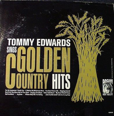 Tommy Edwards - Tommy Edwards Sings Golden Country Hits (LP, Mono)