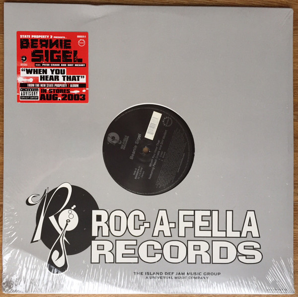 Beanie Sigel - When You Hear That (12")