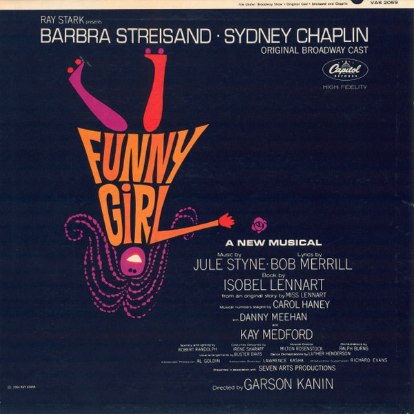 Barbra Streisand, Sydney Chaplin - Funny Girl (Original Broadway Cast) (LP, Album, Mono, Gat)