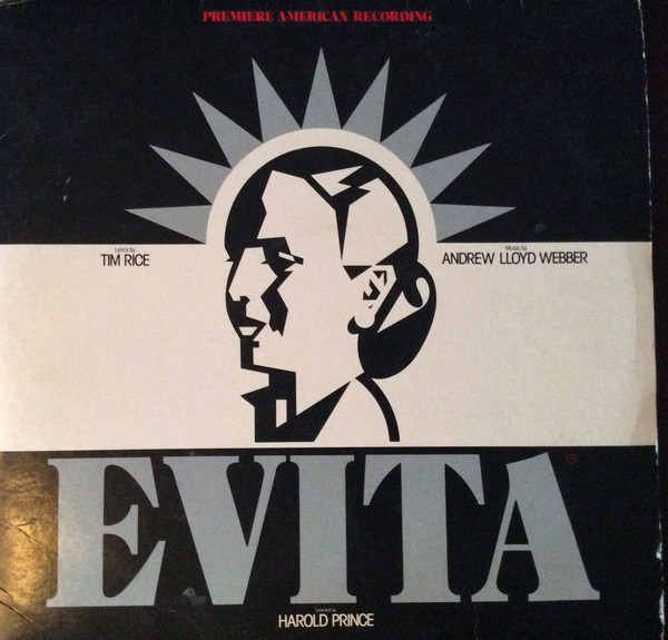 Andrew Lloyd Webber And Tim Rice - Evita: Premiere American Recording (2xLP, Album, Club, Gat)