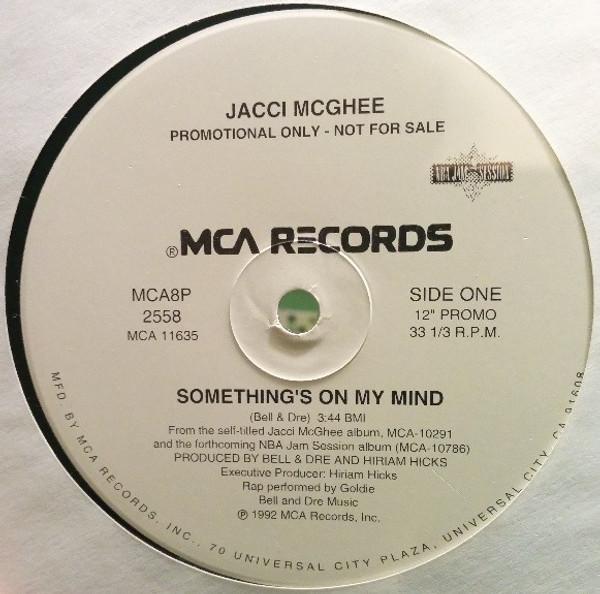 Jacci McGhee - Something's On My Mind (12", Promo)