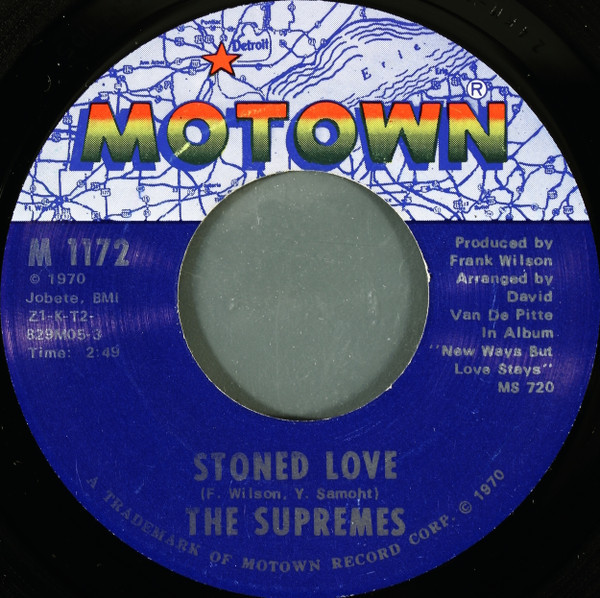 The Supremes - Stoned Love (7", Single, Ame)