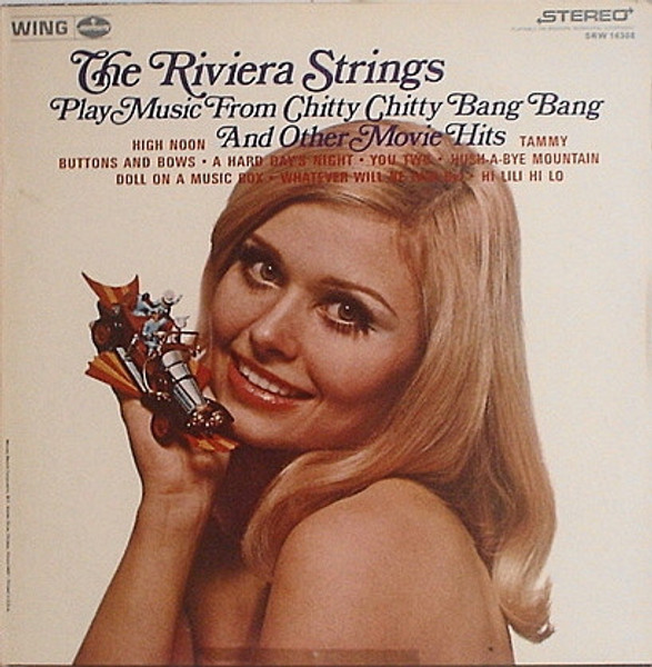 The Riviera Strings - Play Music From Chitty Chitty Bang Bang And Other Movie Hits (LP, Album)