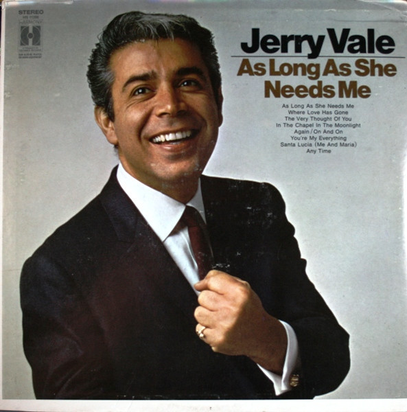 Jerry Vale - As Long As She Needs Me (LP, Album, ♡, )