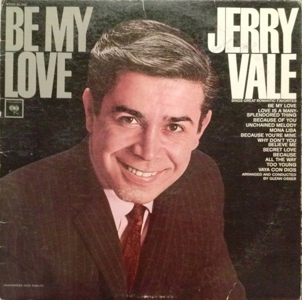 Jerry Vale - Be My Love (LP, Album, Mono)