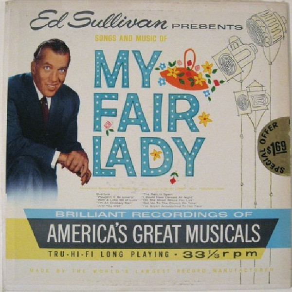 Ed Sullivan - Ed Sullivan Presents Songs And Music Of My Fair Lady (LP, Club)