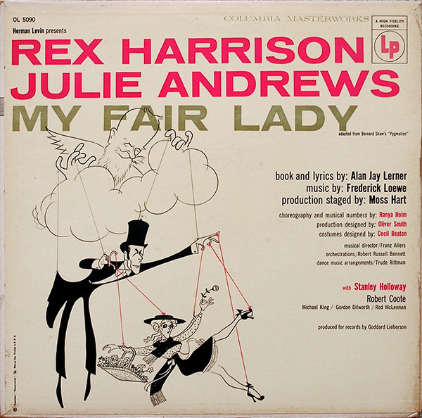 Rex Harrison, Julie Andrews - My Fair Lady (LP, Album, Mono)