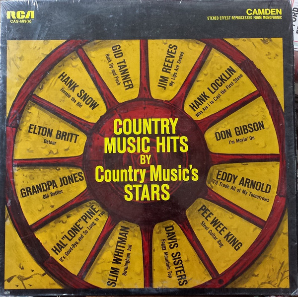 Various - Country Music Hits By Country Music's Stars - RCA Camden - CAS-689(e) - LP, Comp 899780579