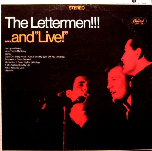 The Lettermen - The Lettermen!!! ... And "Live!" - Capitol Records, Capitol Records - ST-2758, ST 2758 - LP, Album 900333545
