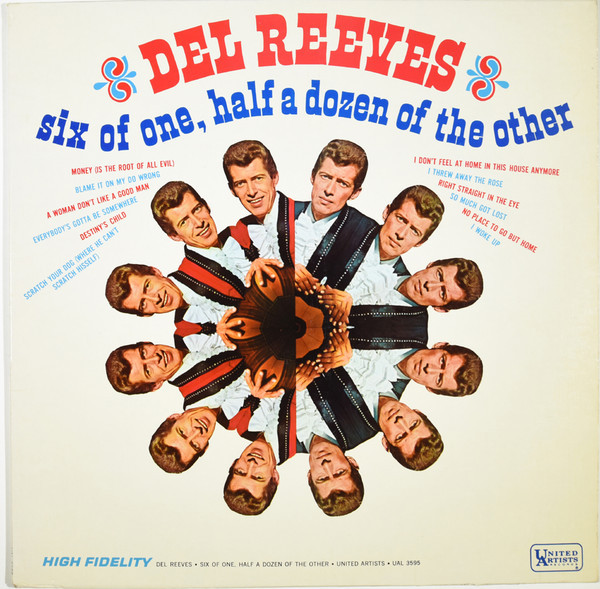 Del Reeves - Six Of One, Half A Dozen Of The Other (LP, Mono)
