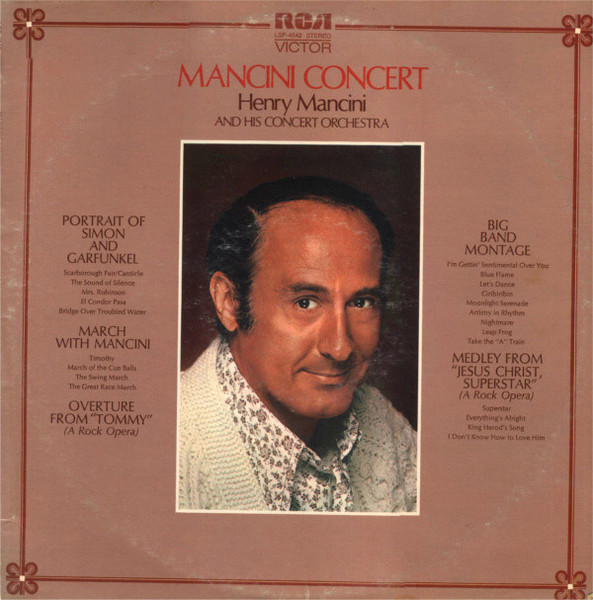 Henry Mancini And His Concert Orchestra* - Mancini Concert (LP, Album)