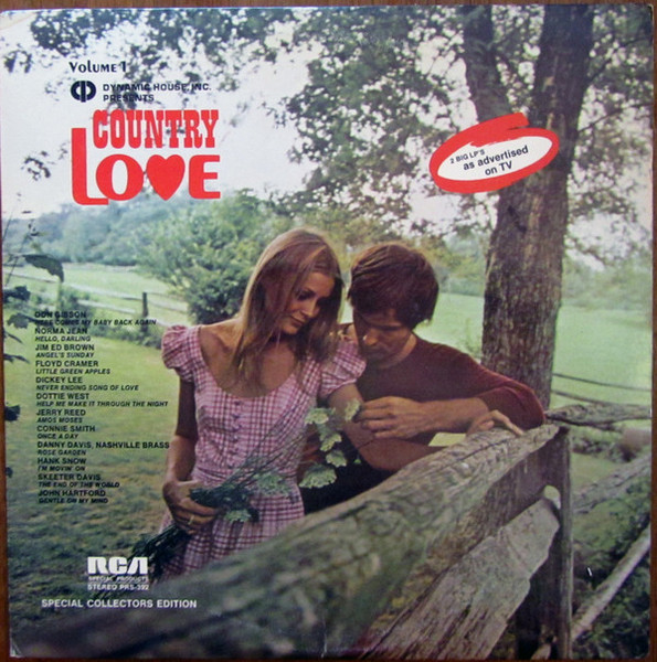 Various - Country Love Volumes 1 & 2 - RCA Special Products, RCA Victor - PRS-392 - 2xLP, Comp 901146656