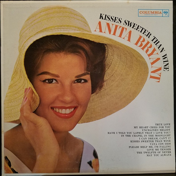 Anita Bryant - Kisses Sweeter Than Wine - Columbia - CL 1719 - LP, Album, Mono 901209671