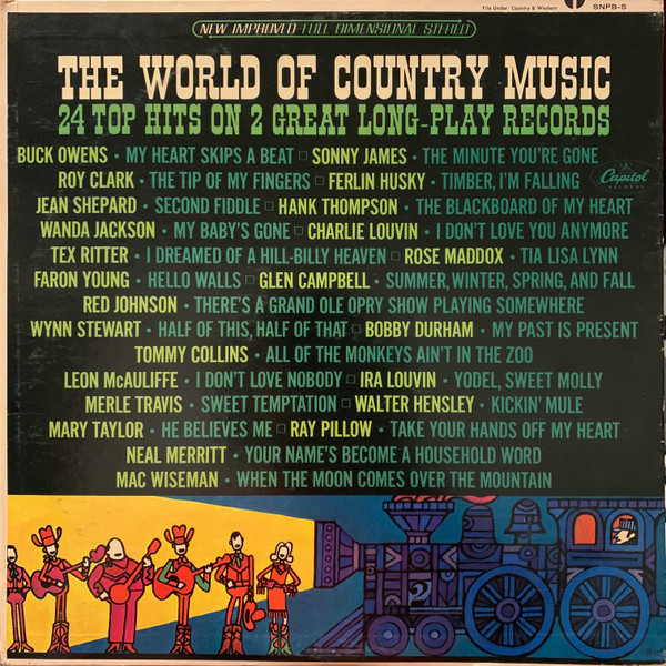 Various - The World Of Country Music (2xLP, Comp, Ter)