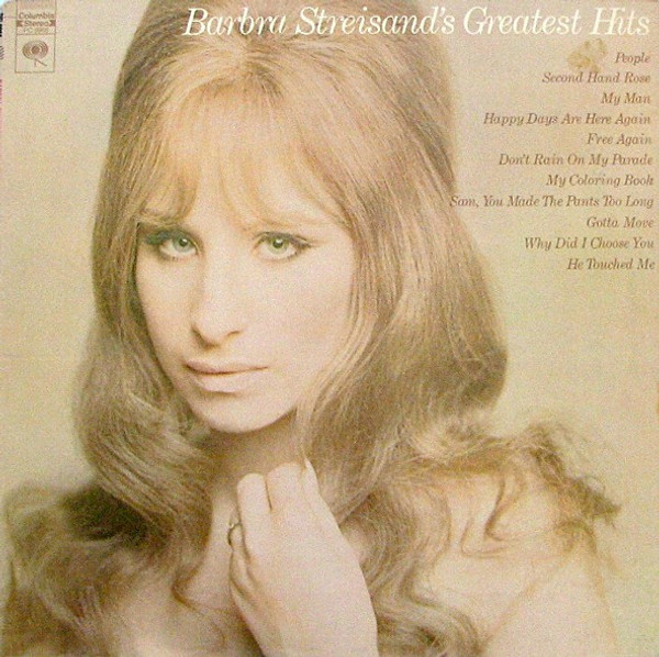 Barbra Streisand - Barbra Streisand's Greatest Hits - Columbia - PC 9968 - LP, Comp, RE, San 902885005