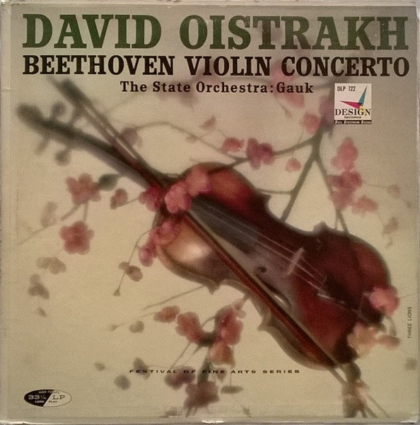 Beethoven*, David Oistrakh*, The State Orchestra*, Gauk* - Violin Concerto (LP, Mono)