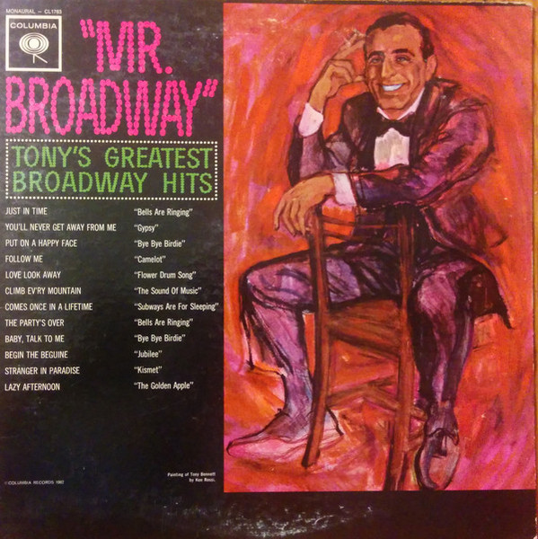 Tony Bennett - Mr. Broadway (Tony's Greatest Broadway Hits) (LP, Comp, Mono)