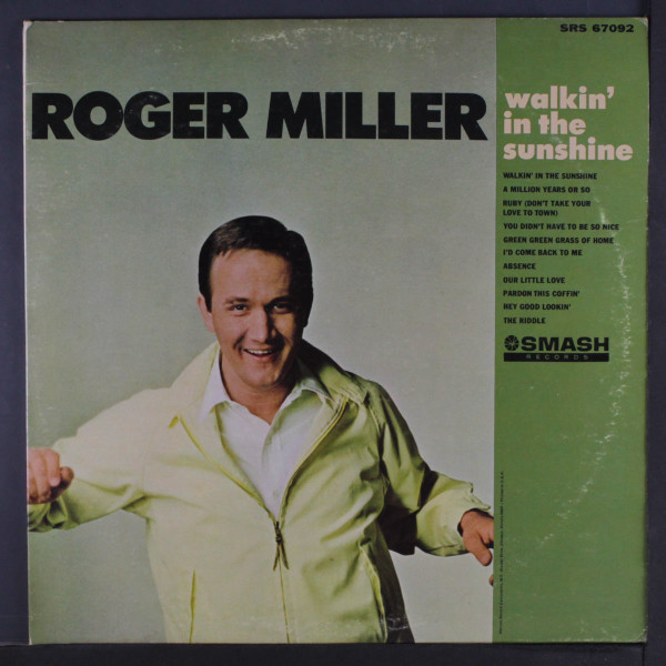 Roger Miller - Walkin' In The Sunshine (LP, Album)