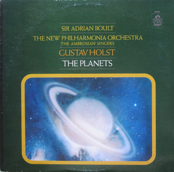 Sir Adrian Boult - The New Philharmonia Orchestra* - The Ambrosian Singers - Gustav Holst - The Planets (LP, RP)