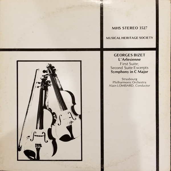 Georges Bizet, Alain Lombard - L'Arlesienne Suites; Symphony In C Major (LP)