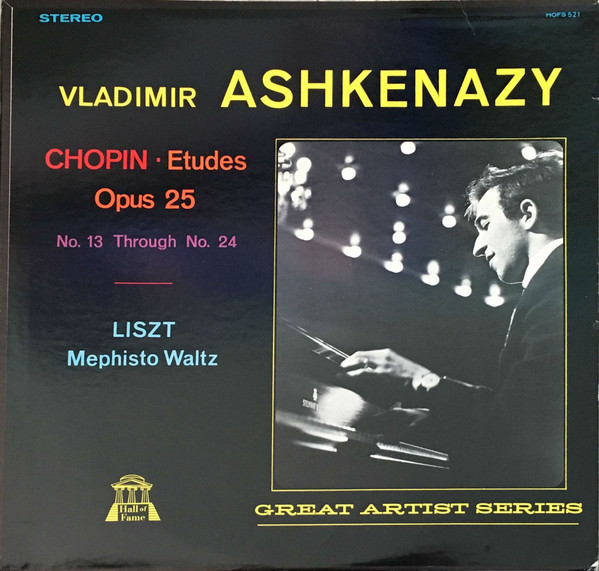 Vladimir Ashkenazy, Chopin* / Liszt* - Etudes Opus 25 (No. 13 Through No. 24) / Mephisto Waltz (LP)