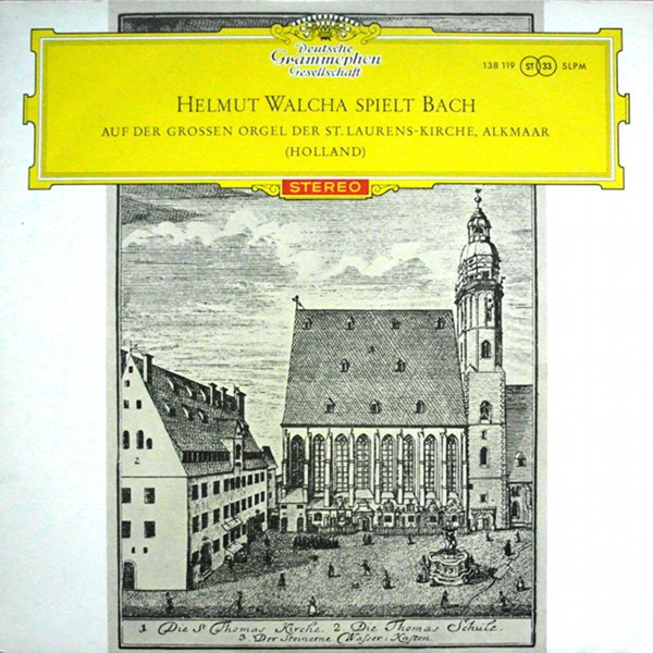 Bach*, Helmut Walcha - Helmut Walcha Spielt Bach (LP, Album, Red)