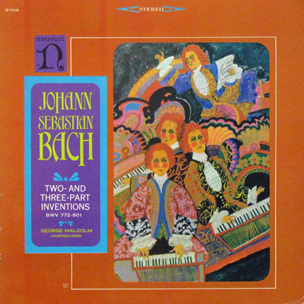 Johann Sebastian Bach, George Malcolm - Two- And Three-Part Inventions (BWV 772-801) (LP, Album)