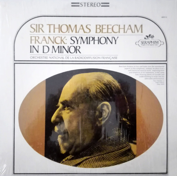 Franck* – Sir Thomas Beecham, Orchestre National De La Radiodiffusion Française* - Symphony in D Minor (LP, RE)