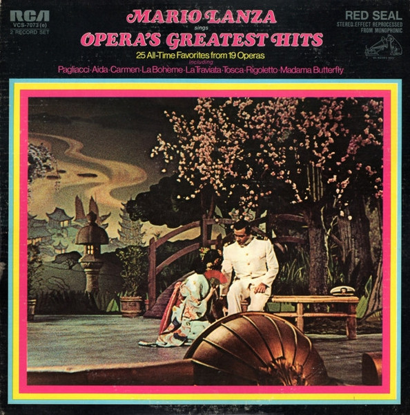 Mario Lanza - Mario Lanza Sings Opera's Greatest Hits (2xLP, Comp)