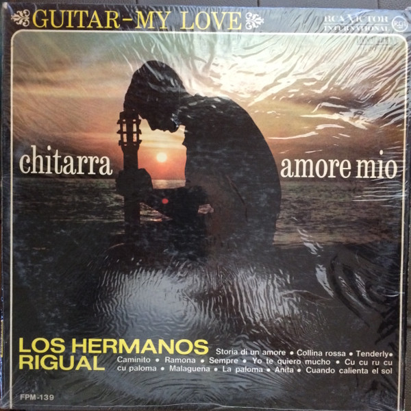 Los Hermanos Rigual - Chitarra Amore Mio (LP, Album, Mono)