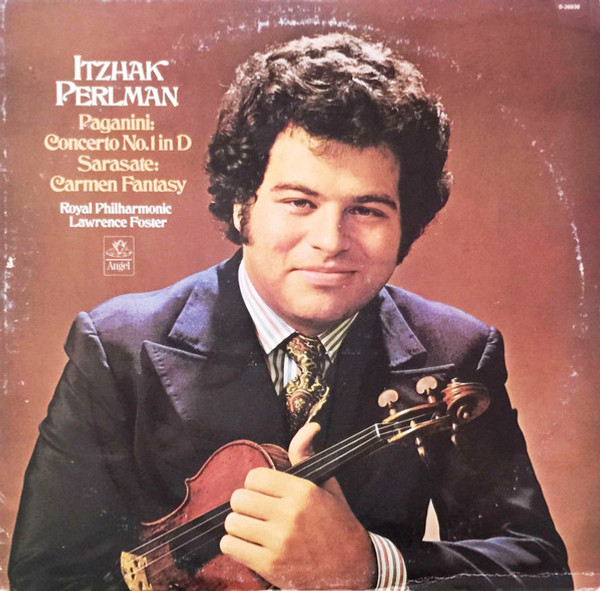 Itzhak Perlman – Paganini* / Sarasate* – Royal Philharmonic*, Lawrence Foster - Concerto No. 1 In D / Carmen Fantasy (LP, RE)