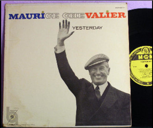 Maurice Chevalier - "Yesterday" (LP, Mono)