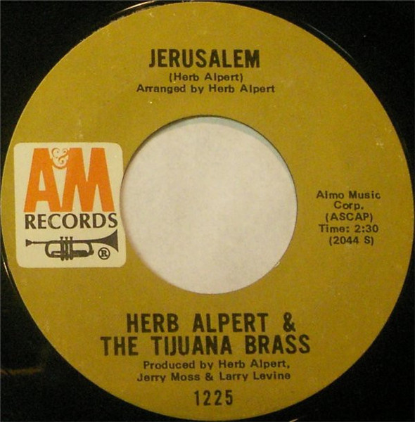 Herb Alpert & The Tijuana Brass - Jerusalem / Strike Up The Band (7")